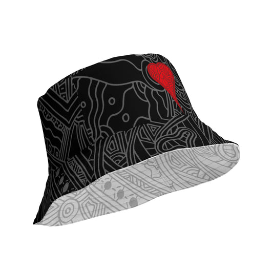 The Heart Reversible bucket hat