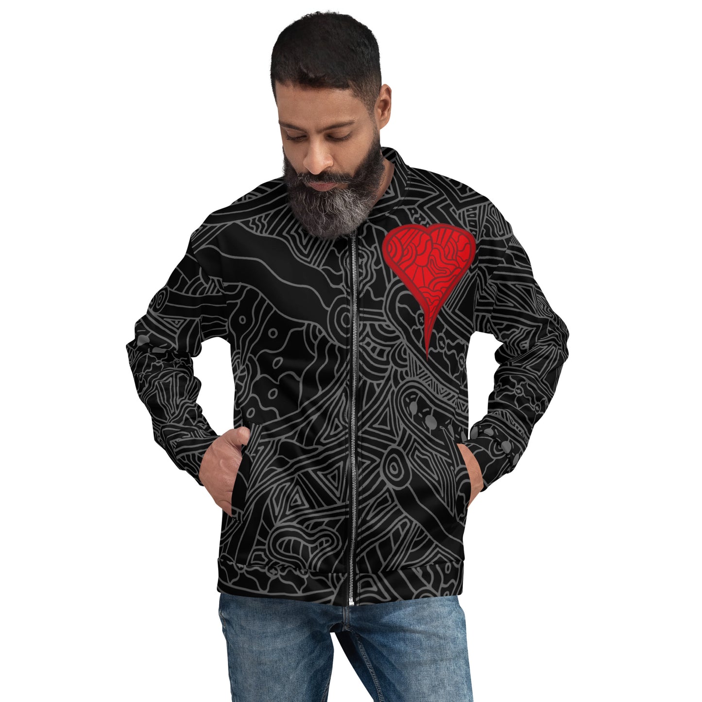 The Heart Unisex Bomber Jacket