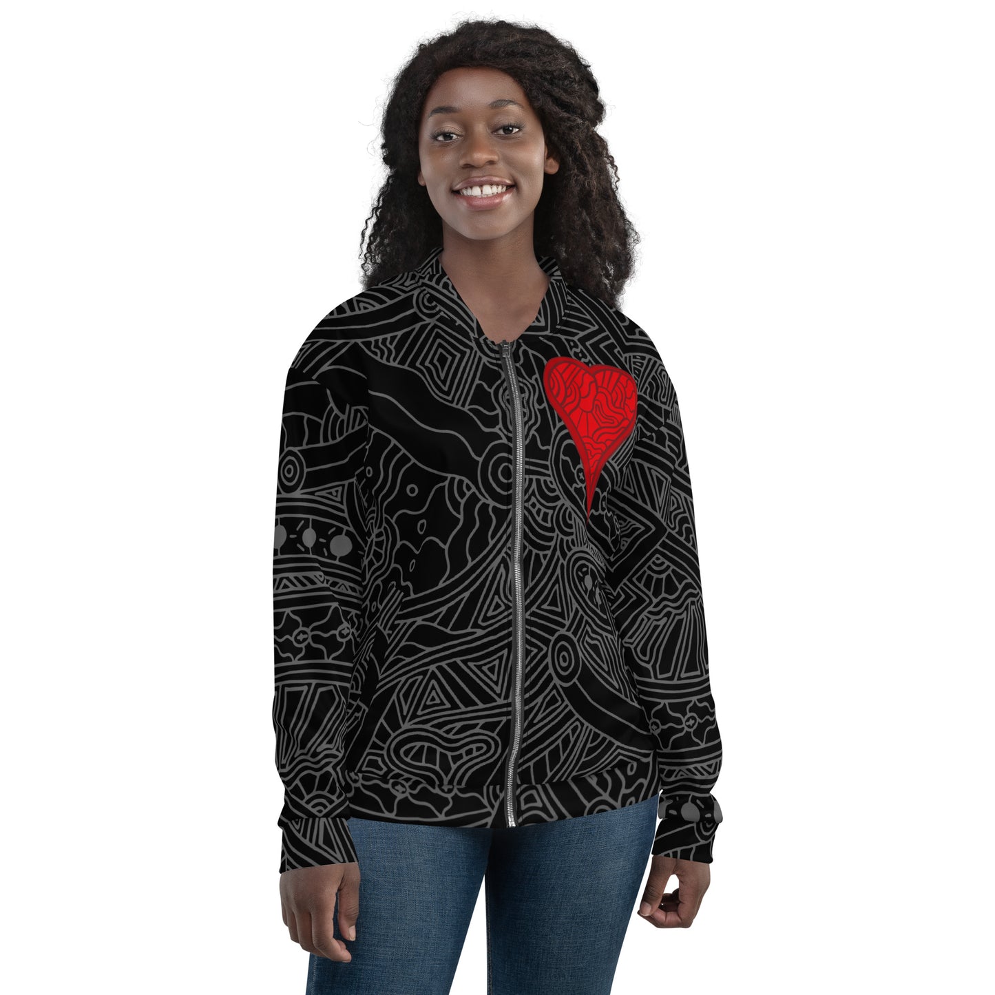 The Heart Unisex Bomber Jacket